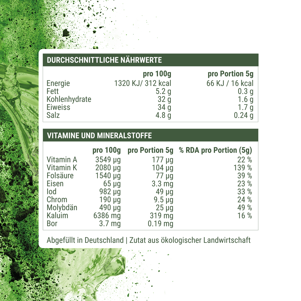 Refill Bag Barley Grass Juice Powder