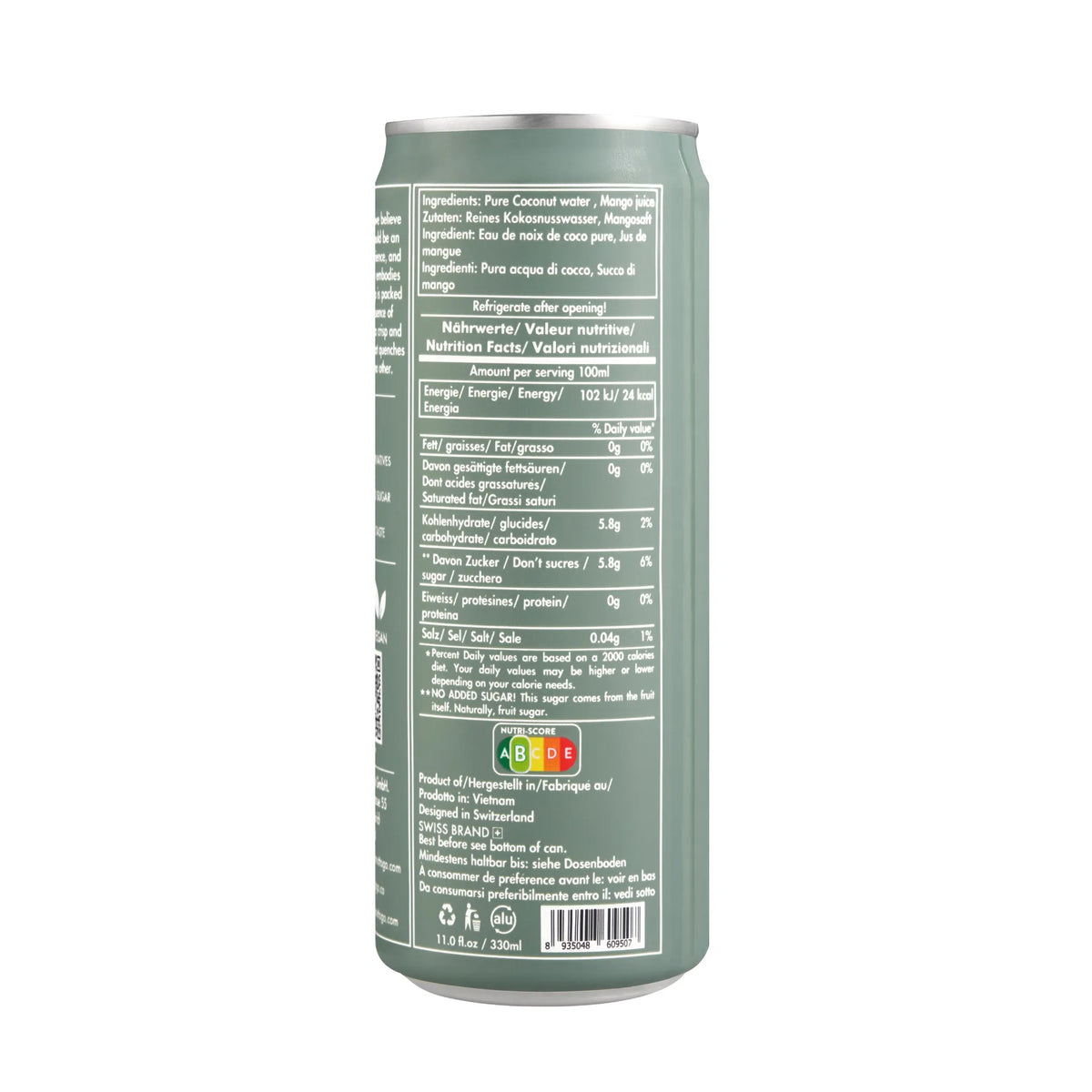COCONUT WATER + MANGO