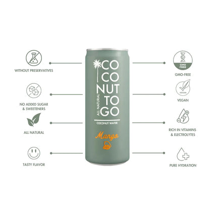 COCONUT WATER + MANGO