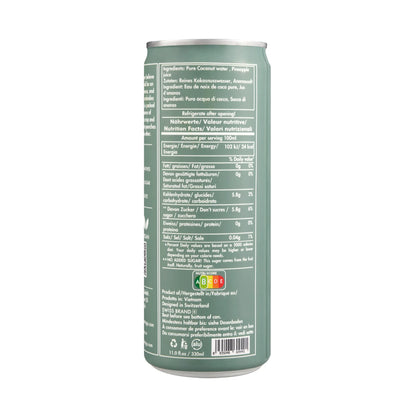 COCONUT WATER + PINEAPPLE