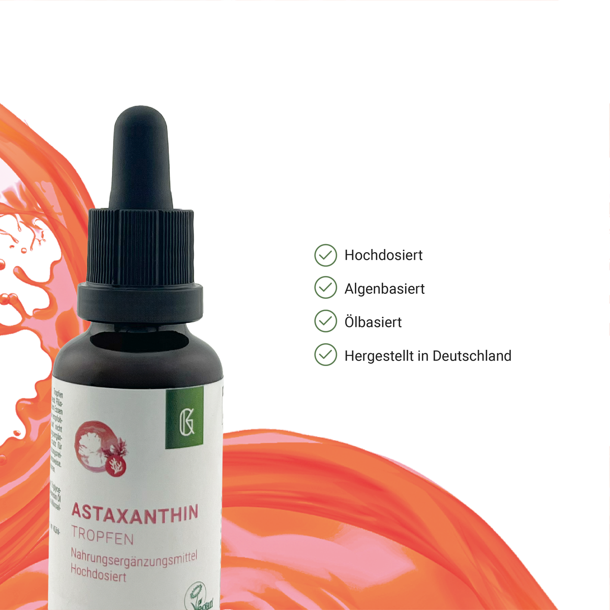 natürliches Astaxanthin hochdosiert in MCT-Öl