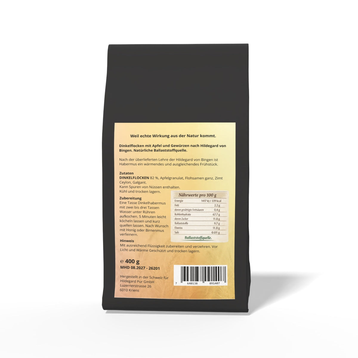 Hildegard of Bingen - Spelt Porridge 400g