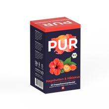 PUR Hagebutten & Hibiskus Tee BIO 20 Btl