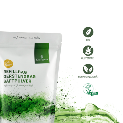 Refill Bag Barley Grass Juice Powder